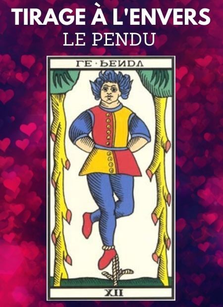 tarot gratuit carte le pendu tarot de marseille envers