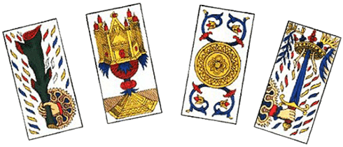 tarot de Marseille arcanes mineurs