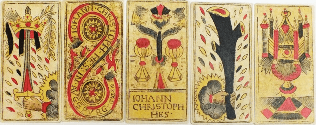 El tarot de Marsella en 1750