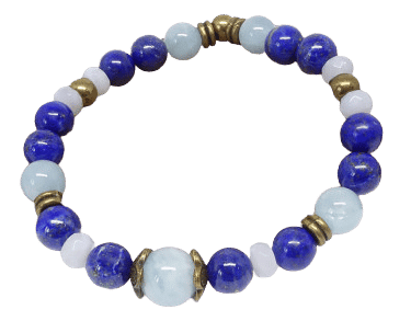 aigue marine lapis lazuli